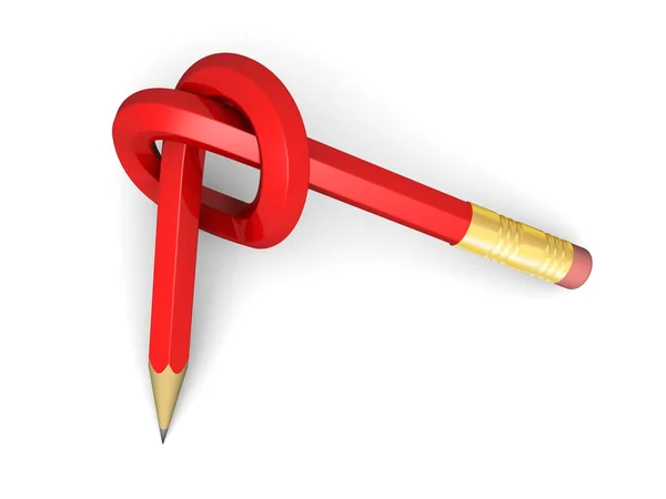 Rode potloden — Stockfoto