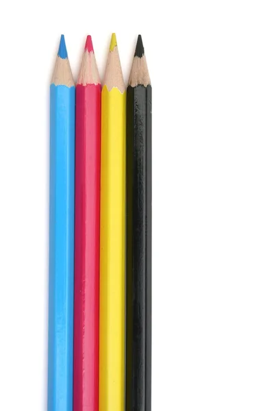 Ołówki CMYK — Zdjęcie stockowe