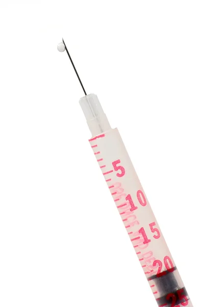Jeringa de insulinas — Foto de Stock
