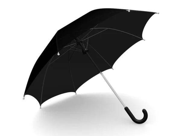 Siyah bir şemsiye — Stok fotoğraf