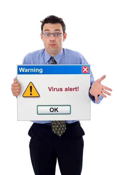 Alerta de virus —  Fotos de Stock