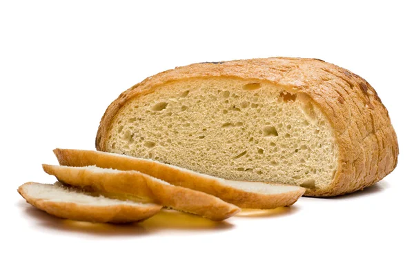 잘라 진된 빵 — 스톡 사진
