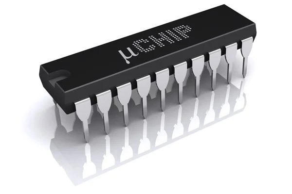 Micro-chip — Stockfoto