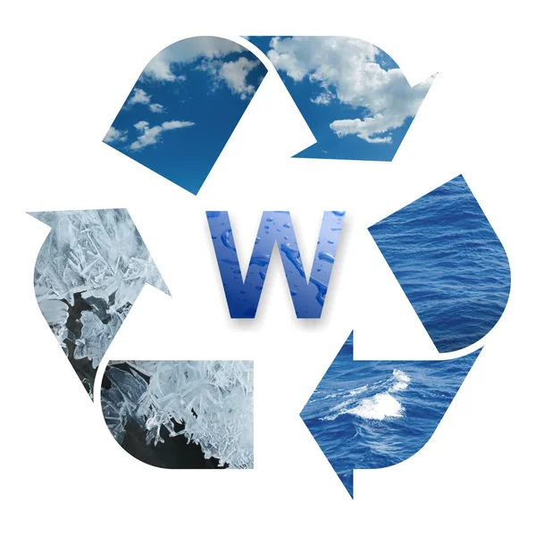 Reciclagem de água — Fotografia de Stock