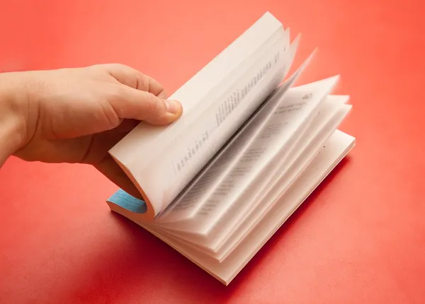 Book leafing — Stock Photo, Image