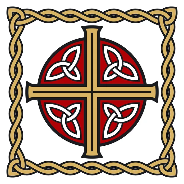 Кельтський хрест — стоковий вектор
