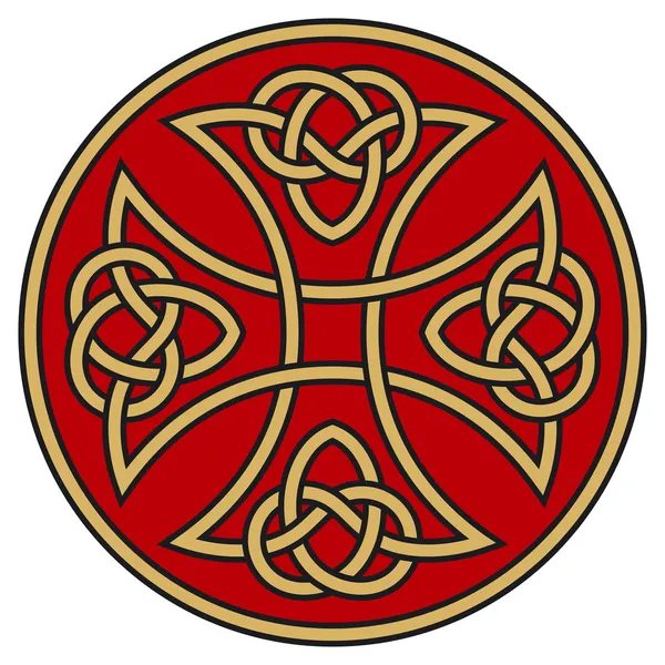 Keltisches Kreuz — Stockvektor