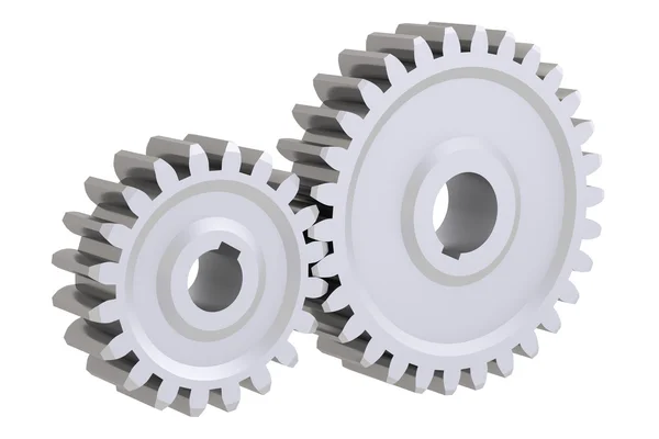 Connecting gears — Stock Photo, Image