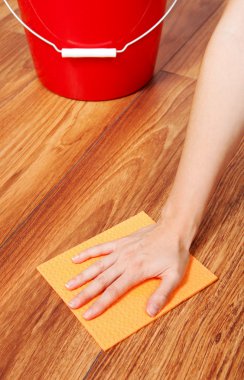 Floor cleaning clipart