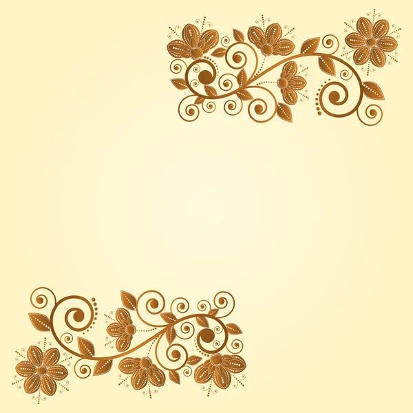stock vector Floral background