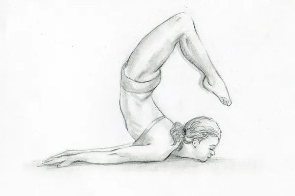 Posturas de yoga-2 — Foto de Stock