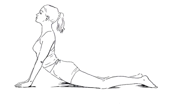 Posturas de yoga — Foto de Stock