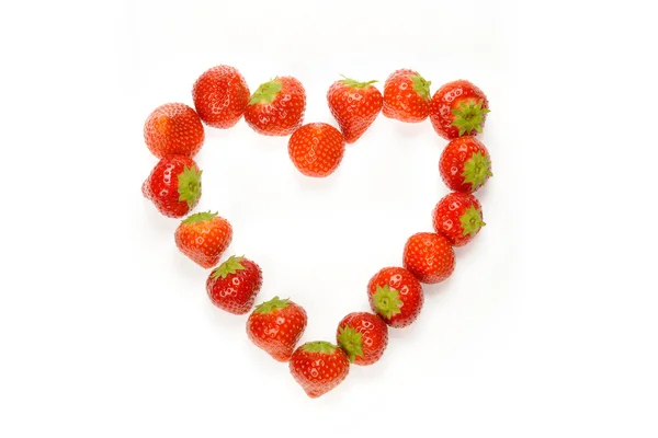 stock image Strawberry heart