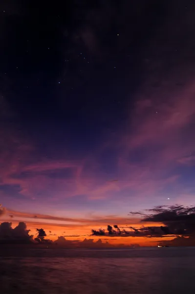 Stars sunset — Stock Photo, Image