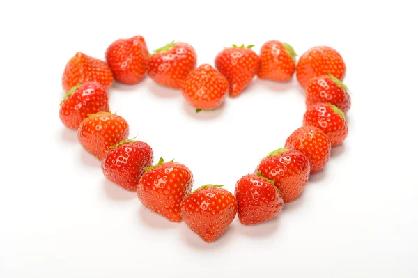 Stock image Strawberry heart