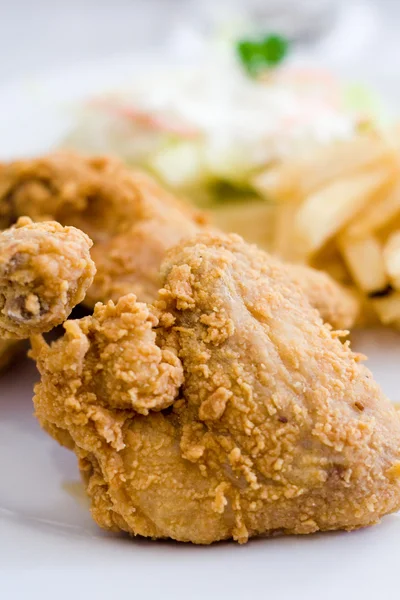 stock image Golden brown fried chicken