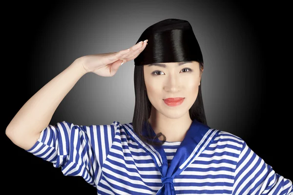 Stock image Chinese girl sailor