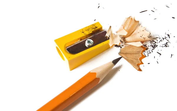 铅笔和锐化 — 图库照片
