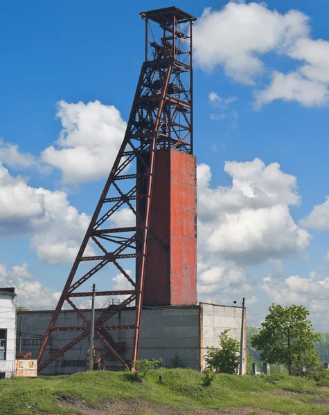 Derelict coal mine — Stock Photo, Image
