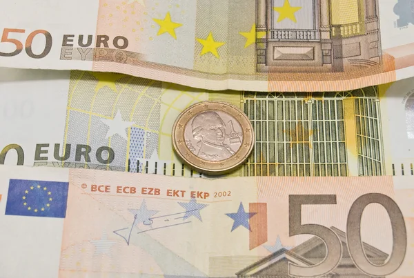 Валюта Європейського Союзу — стокове фото