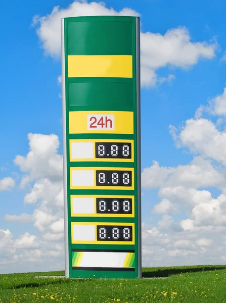 Цены на бензин — стоковое фото