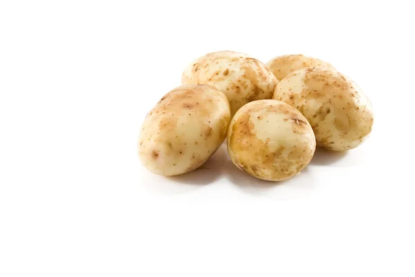 Potatoes White Background — Stock Photo, Image