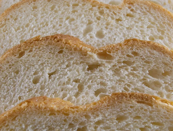 Arka Plan Ekmek Dilimleri Yakın Çekim — Stok fotoğraf