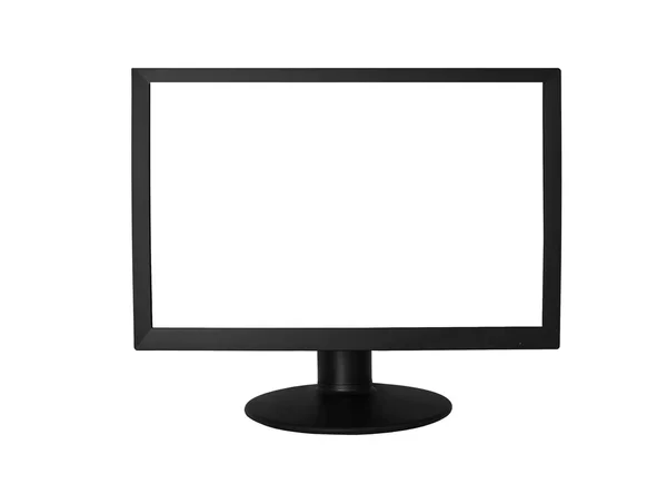 Isolated White Computer Lcd Screen White Background — Stock Photo, Image