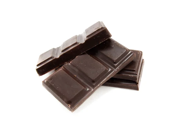 Stick Čokolády Izolované Bílém Pozadí — Stock fotografie