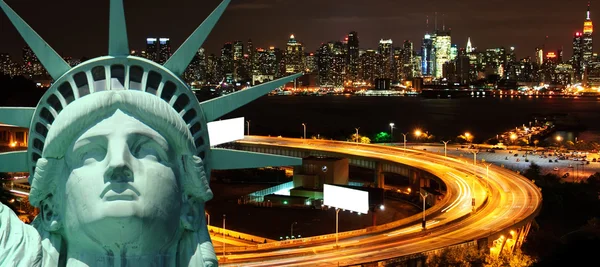 New york cityscape, turizm kavramı fotoğraf — Stok fotoğraf
