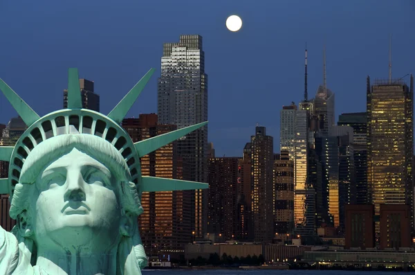 Нью-Йоркский городской пейзаж, фотография туристической концепции — стоковое фото