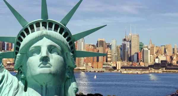 Panoráma města New york, fotografie konceptu cestovního ruchu — Stock fotografie