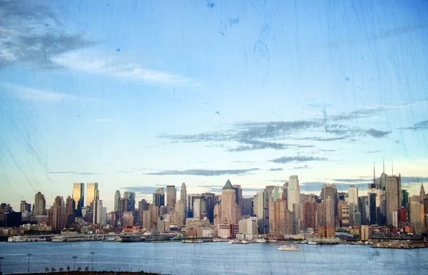 Fotoğraf new york cityscape manzarası, ABD — Stok fotoğraf