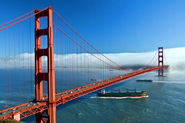 在美国旧金山的金门大桥 — 图库照片
