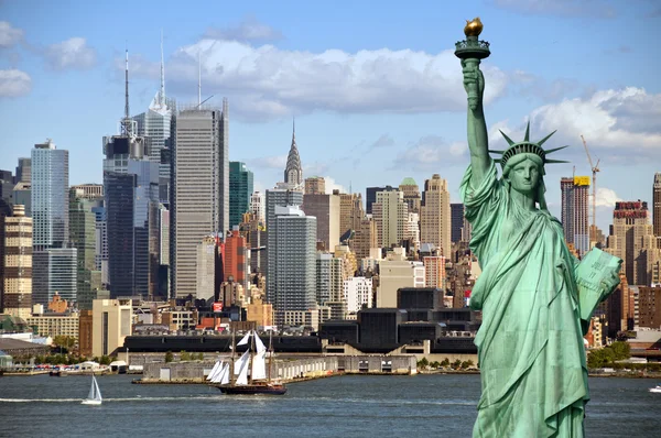 Нью-йоркський міський пейзаж, концепт-фотографія туризму Стокова Картинка