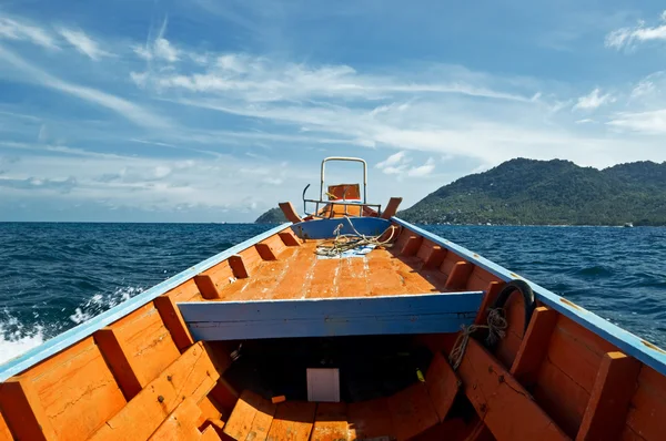 Longtail båt — Stockfoto
