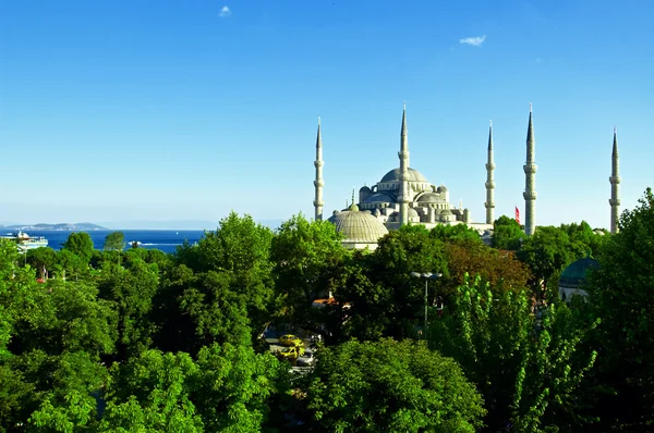 Blå moskén". — Stockfoto