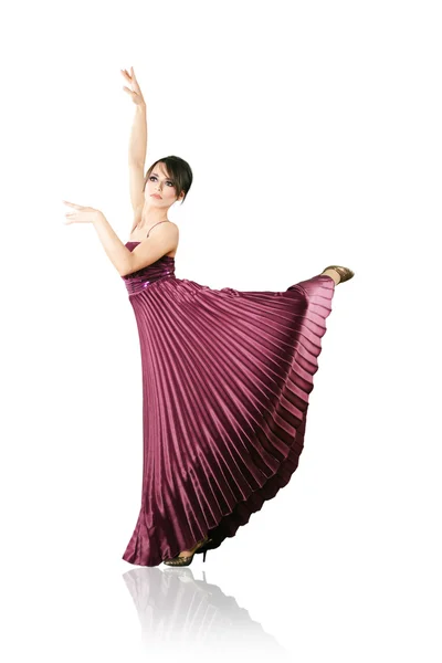 Woman dancing classic ballet — Stock Photo, Image