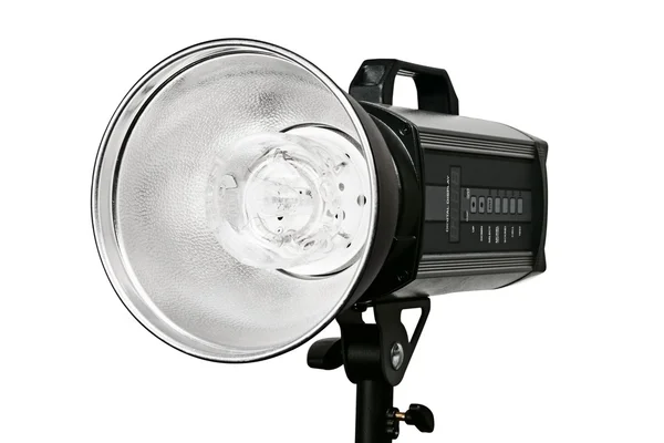 Foto studio di illuminazione flash attrezzature — Foto Stock