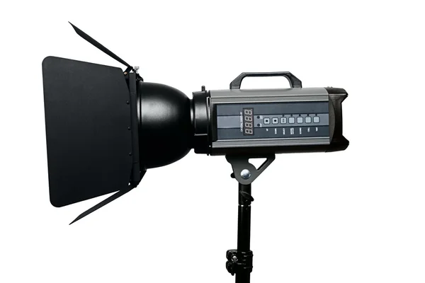 Photo studio flash lighting equipment — Stock Photo, Image