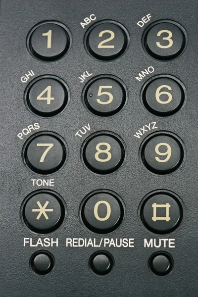 Faxgerät-Tastatur in Nahaufnahme — Stockfoto