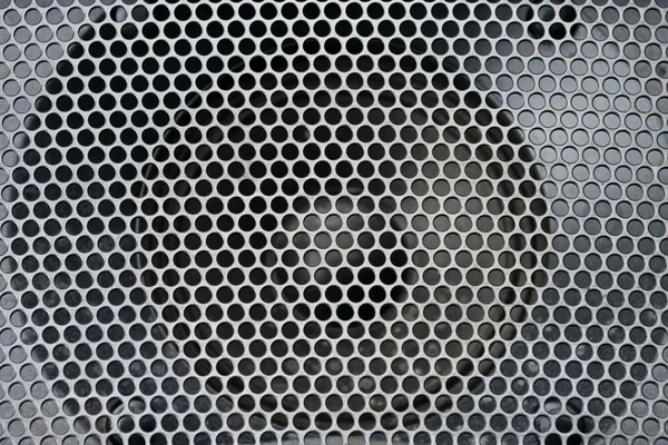 Texture abstraite de grille haut-parleur — Photo