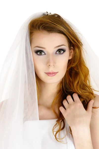 Emotional bride — Stock Photo, Image
