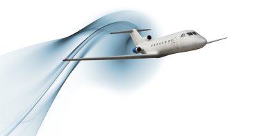 Commercial airliner clipart