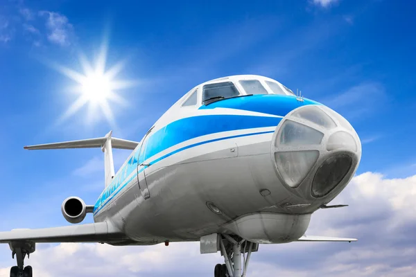 Commerciële vliegtuig — Stockfoto