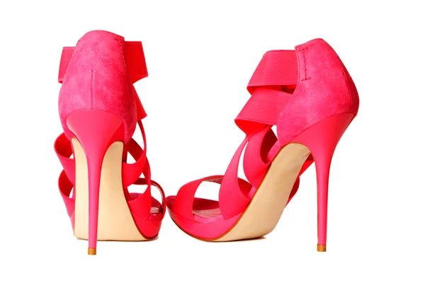 Sexy pink high heeled shoes — Stock Photo, Image