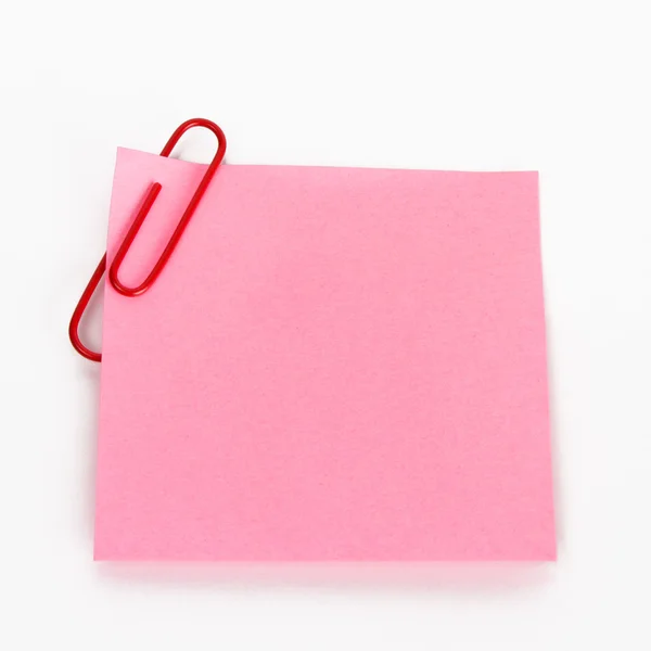 Pink stick notes — Stock Photo, Image