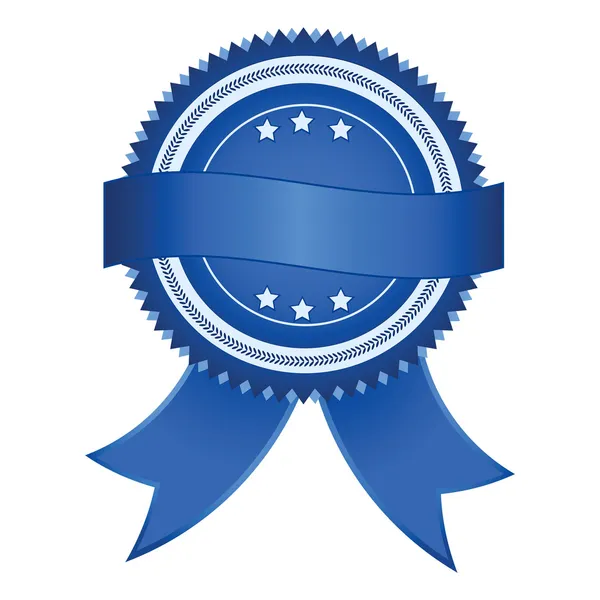 Vector blue Soddisfazione Etichetta garantita — Vettoriale Stock