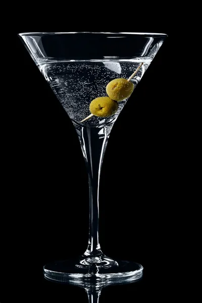 Coquetel de vermute em vidro martini — Fotografia de Stock