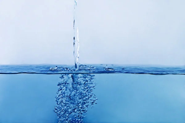 Blått vatten vawe — Stockfoto